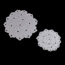 2 Pieces DIY Flower Shape Cutting Dies Stencil Template for Photo Album Embossing Scrapbook Paper Craft Card Making