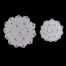 2 Pieces DIY Flower Shape Cutting Dies Stencil Template for Photo Album Embossing Scrapbook Paper Craft Card Making