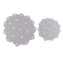 2 Pieces DIY Flower Shape Cutting Dies Stencil Template for Photo Album Embossing Scrapbook Paper Craft Card Making