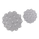 2 Pieces DIY Flower Shape Cutting Dies Stencil Template for Photo Album Embossing Scrapbook Paper Craft Card Making