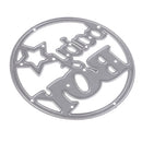 DIY Round Baby Boy Metal Cutting Dies Stencils for Scrapbook Album Paper Craft Embossing Baby Shower Card Decor