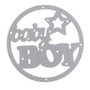 DIY Round Baby Boy Metal Cutting Dies Stencils for Scrapbook Album Paper Craft Embossing Baby Shower Card Decor