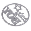 DIY Round Baby Boy Metal Cutting Dies Stencils for Scrapbook Album Paper Craft Embossing Baby Shower Card Decor