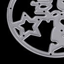 DIY Round Baby Boy Metal Cutting Dies Stencils for Scrapbook Album Paper Craft Embossing Baby Shower Card Decor