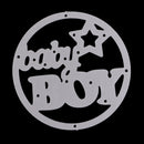DIY Round Baby Boy Metal Cutting Dies Stencils for Scrapbook Album Paper Craft Embossing Baby Shower Card Decor