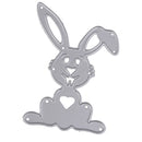 DIY Rabbit Design Cutting Dies Stencil Template for Photo Album Embossing Scrapbook Paper Craft Card Making