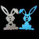 DIY Rabbit Design Cutting Dies Stencil Template for Photo Album Embossing Scrapbook Paper Craft Card Making