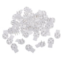 50 Pieces Hardwall Hanger Multi-Purpose Hook Uses for Hardware, Fasteners & Hooks Wall Mount Non-mark Hooks Picture Photo Frame Hangers, 1.5cm / 0.59inch Nail