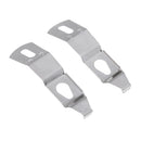 100 Pieces Picture Photo Frame Hardware Metal Spring Turn Clip Hangers Framing Fixing Tools Silver