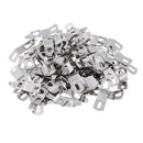 100 Pieces Picture Photo Frame Hardware Metal Spring Turn Clip Hangers Framing Fixing Tools Silver