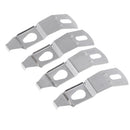 100 Pieces Picture Photo Frame Hardware Metal Spring Turn Clip Hangers Framing Fixing Tools Silver