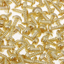 50 Pieces Metal Wall Hanging Picture Frame Photo Frame Hidden Hooks Hangers with Screw Gold