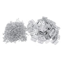 100 Pieces Offset Canvas Clips 4 Holes Z Clips great For Painting Canvases Picture Framing Starters Package