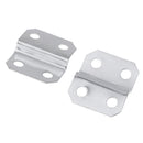 100 Pieces Offset Canvas Clips 4 Holes Z Clips great For Painting Canvases Picture Framing Starters Package