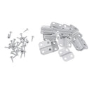 100 Pieces Offset Canvas Clips 4 Holes Z Clips great For Painting Canvases Picture Framing Starters Package
