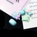 20 Pieces Lots Mixed DIY Flatbacks Resin Flat Back Macarons Lollippops Candies Cabochon Buttons Scrapbooking Slime Charm DIY Embellishment Craft