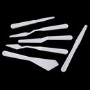 6 Pieces Plastic Palette Cutter Artist Acrylic Oil Painting Palette Spatula Tools Mixing Tools