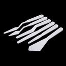 6 Pieces Plastic Palette Cutter Artist Acrylic Oil Painting Palette Spatula Tools Mixing Tools