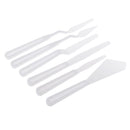 6 Pieces Plastic Palette Cutter Artist Acrylic Oil Painting Palette Spatula Tools Mixing Tools