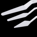 6 Pieces Plastic Palette Cutter Artist Acrylic Oil Painting Palette Spatula Tools Mixing Tools