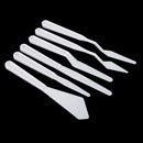 6 Pieces Plastic Palette Cutter Artist Acrylic Oil Painting Palette Spatula Tools Mixing Tools