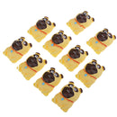 10 Pieces Cartoon Puppy Phone Case Stationery Box Hairpin Scrapbooking DIY