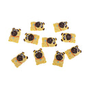 10 Pieces Cartoon Puppy Phone Case Stationery Box Hairpin Scrapbooking DIY