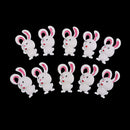 10 Pieces Cartoon Rabbit Phone Case Stationery Box Hairpin Scrapbooking DIY
