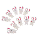 10 Pieces Cartoon Rabbit Phone Case Stationery Box Hairpin Scrapbooking DIY