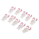 10 Pieces Cartoon Rabbit Phone Case Stationery Box Hairpin Scrapbooking DIY