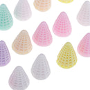 10 Pieces Ice Cream Cone Shape Resin Embellishment Handmade for DIY Clothing Bag Decoration