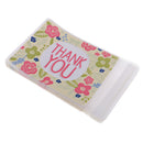 100 Pieces Thank you Cookies Packaging Bags Self-styled Food Cookie Gift Bag Sweet Wedding Birthday Candy Party Favors 15.5x10cm