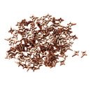 100 Pieces Unfinished Wood Hollow 4-pointed Star Wooden Pieces Embellishment for Kids DIY Wood Crafts 10mm