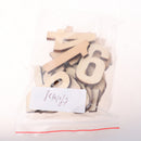 10 Pieces Natural Blank Wood Wooden Numbers Shape Pieces for Kids Arts Crafts DIY Educational Toys