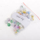 100 Pieces Mixed Multicolors Baking Painted Pearl Glass Bead 8mm Round Loose Spacer Beads Charms fit Necklace Bracelet Pendant DIY Jewelry Findings