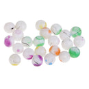 100 Pieces Mixed Multicolors Baking Painted Pearl Glass Bead 8mm Round Loose Spacer Beads Charms fit Necklace Bracelet Pendant DIY Jewelry Findings