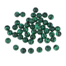 50 Pcs /lot 8mm Green Natural Malachite Beads 3mm Hole Bead Loose Spacer Beads Jewellery DIY Crafting Findings, Creative Hobbies Handmade