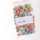 100 Pcs Mixed Plastic Beads Resin Rhinestone Bead For Jewelry Making Charm