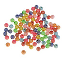 100 Pcs Mixed Plastic Beads Resin Rhinestone Bead For Jewelry Making Charm