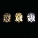 18 Piece Buddha Head Shape Spacer Loose Beads Jewelry Making Charms Accessories for DIY Necklace Bracelet Supplies