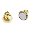6 Sets Brass Silver / Gold Plated Magnetic Oval Ball Clasps Connectors for Jewellery Making Accessories
