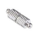 5 Sets Brass Silver Tone Engraved Magnetic Clasps Craft Findings Necklace Jewellery Making Clasps Ends Connectors - 15x5mm