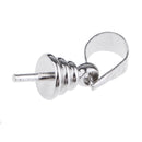 10Pcs Pearl Cup Pendant Connector Bail 5mm Half-drilled Beads Jewelry Making