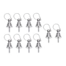 10Pcs Pearl Cup Pendant Connector Bail 5mm Half-drilled Beads Jewelry Making