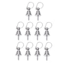 10Pcs Pearl Cup Pendant Connector Bail 5mm Half-drilled Beads Jewelry Making
