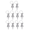 10Pcs Pearl Cup Pendant Connector Bail 5mm Half-drilled Beads Jewelry Making