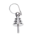 10Pcs Pearl Cup Pendant Connector Bail 5mm Half-drilled Beads Jewelry Making