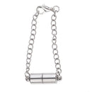 2 Pcs Jewelry Making Magnetic Hooks Lobster Clasps Necklace Extenders Chains