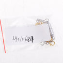 2 Pcs Jewelry Making Magnetic Hooks Lobster Clasps Necklace Extenders Chains