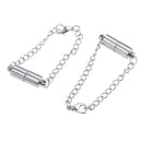 2pcs Magnetic Barrel & Lobster Clasps for Jewelry Necklace Bracelet Making Findings Accessories Connector for DIY Craft Supplies - 4.21 x 0.20 inch